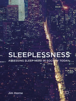 cover image of Sleeplessness